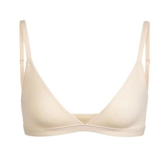 NWT SKIMS Fits Everybody Triangle Bralette In Sand Size Small - Picture 3 of 5